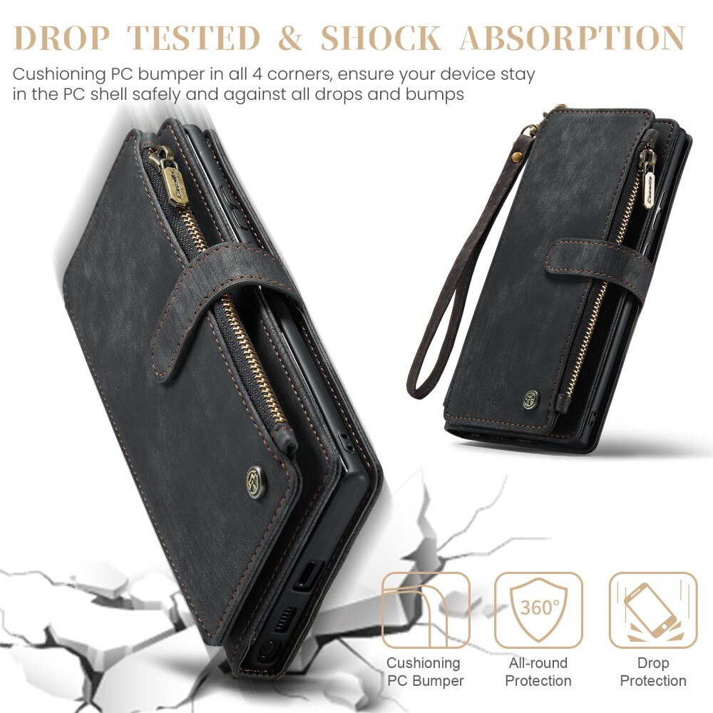 Cartera Zipper Samsung Galaxy S25 Ultra Negro