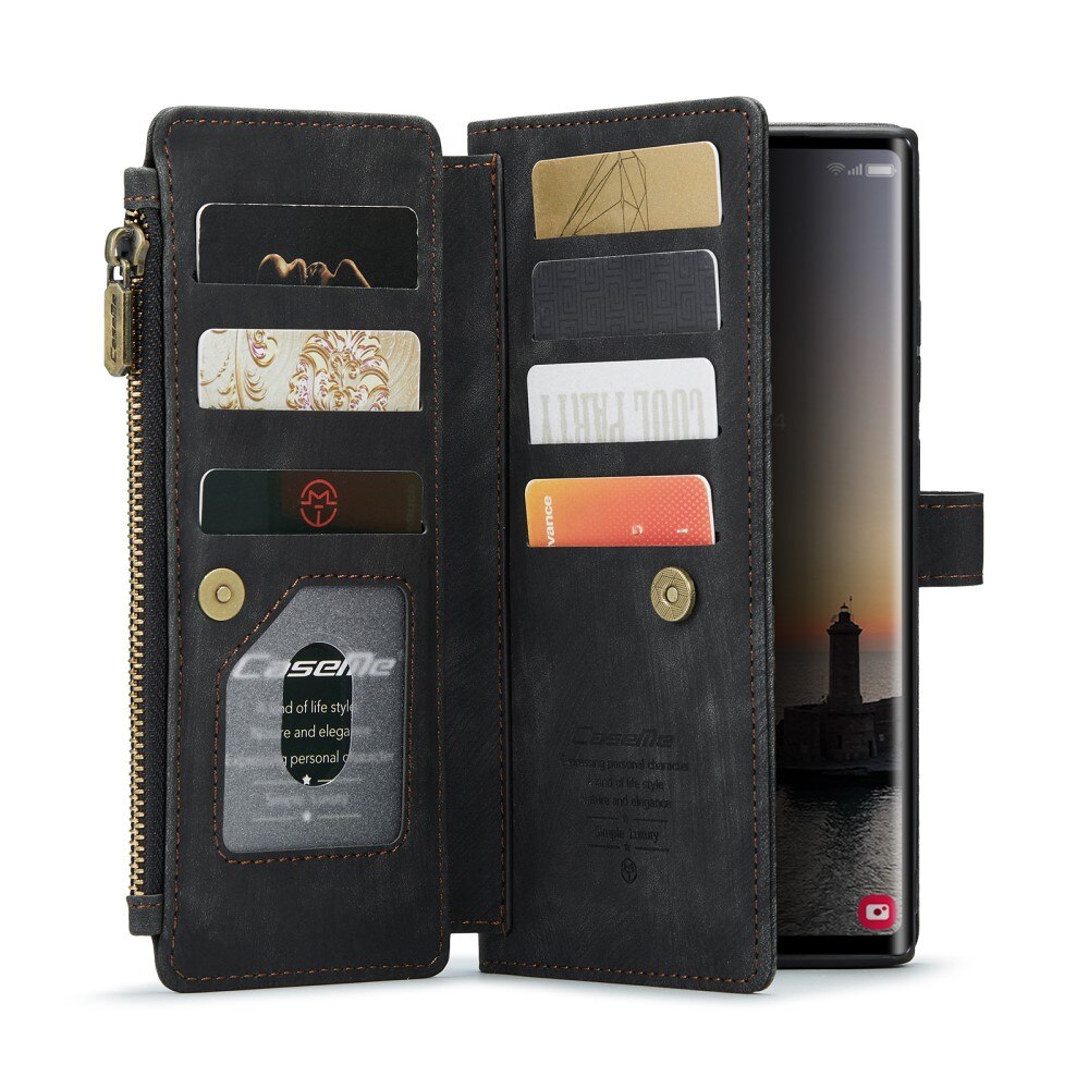 Cartera Zipper Samsung Galaxy S25 Ultra Negro