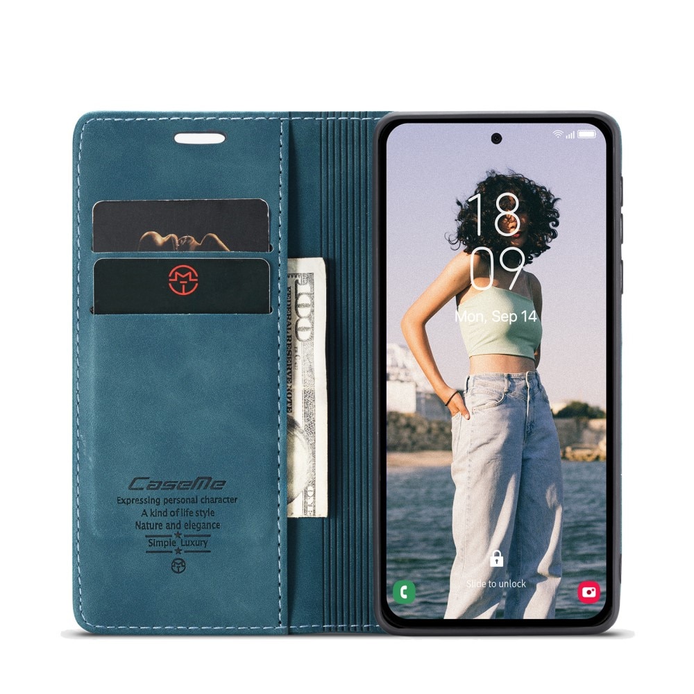 Funda delgada con solapa Samsung Galaxy A36 Azul