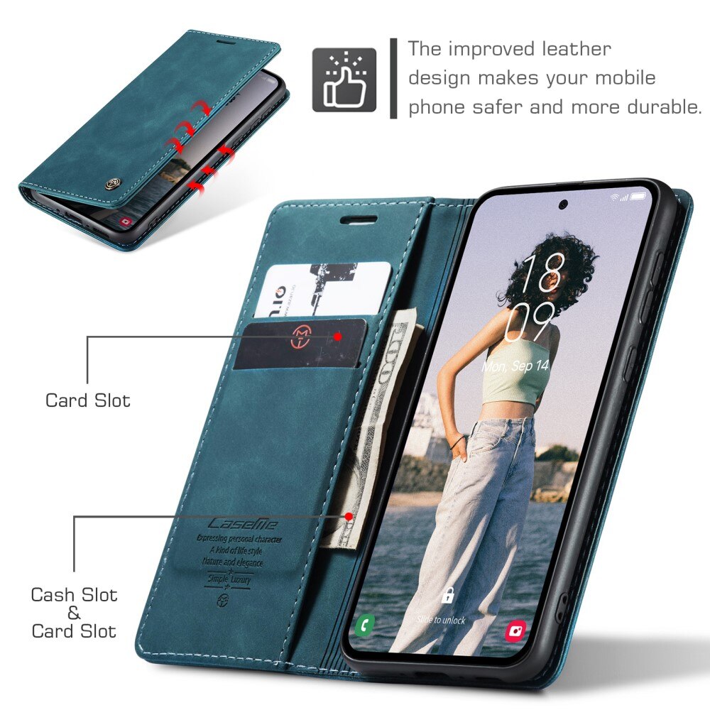 Funda delgada con solapa Samsung Galaxy A36 Azul