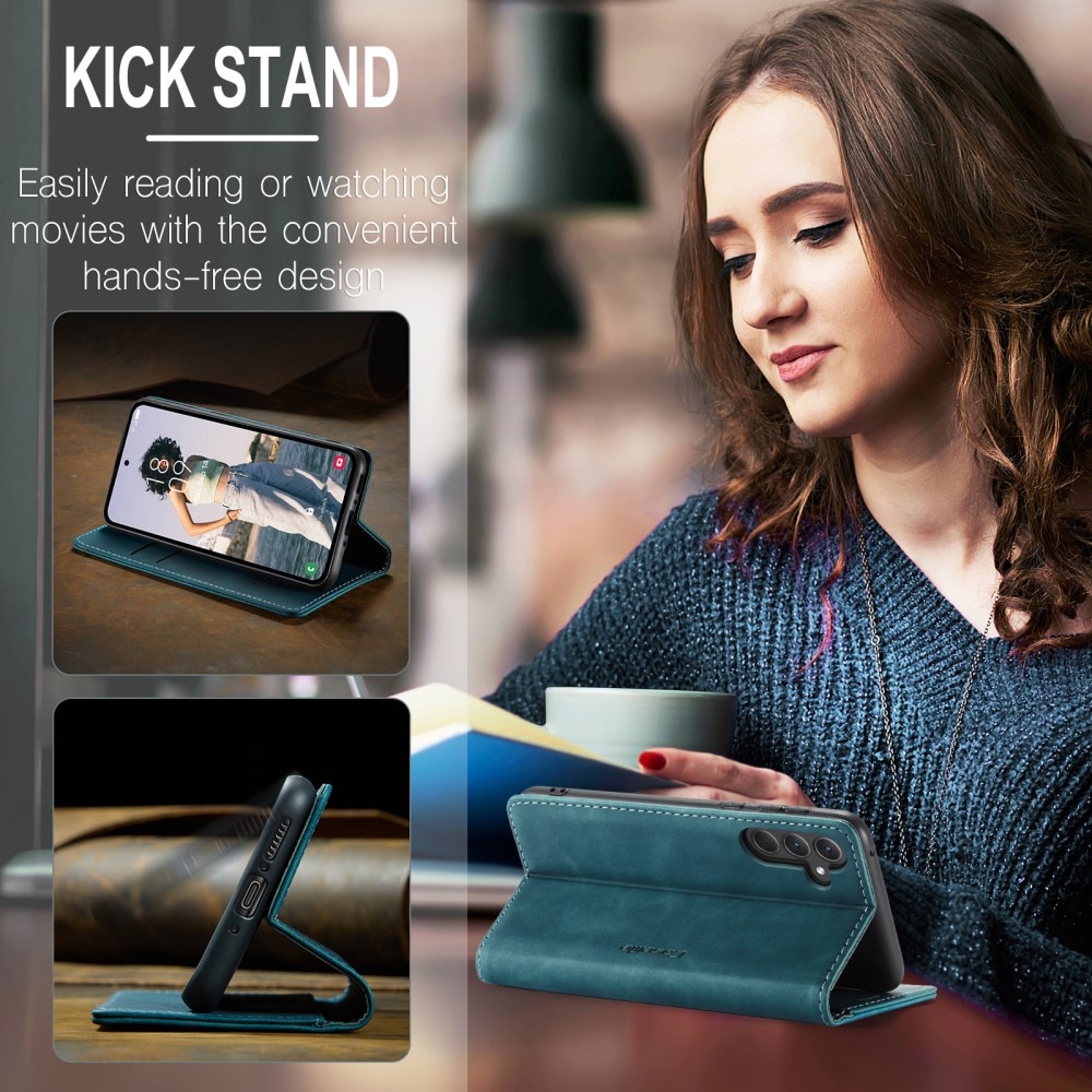 Funda delgada con solapa Samsung Galaxy A36 Azul