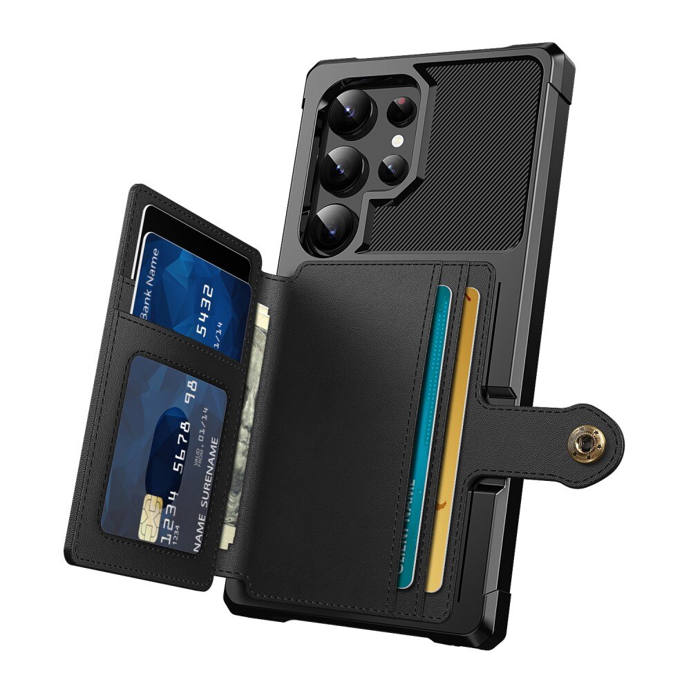 Funda con tarjetero Tough Multi-slot Samsung Galaxy S25 Ultra Negro