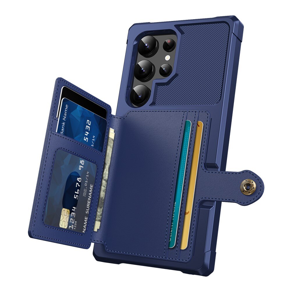 Funda con tarjetero Tough Multi-slot Samsung Galaxy S25 Ultra Azul