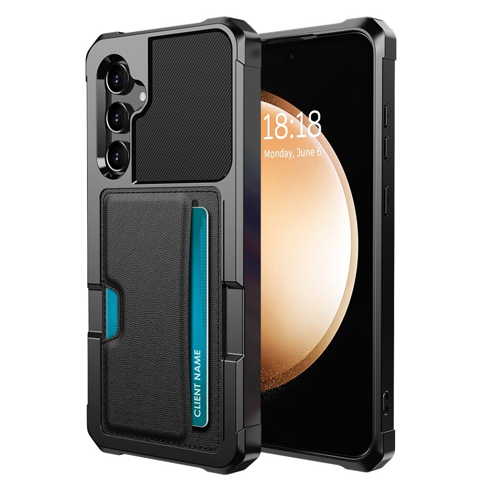 Funda Tough Card Case Samsung Galaxy S25 Plus negro
