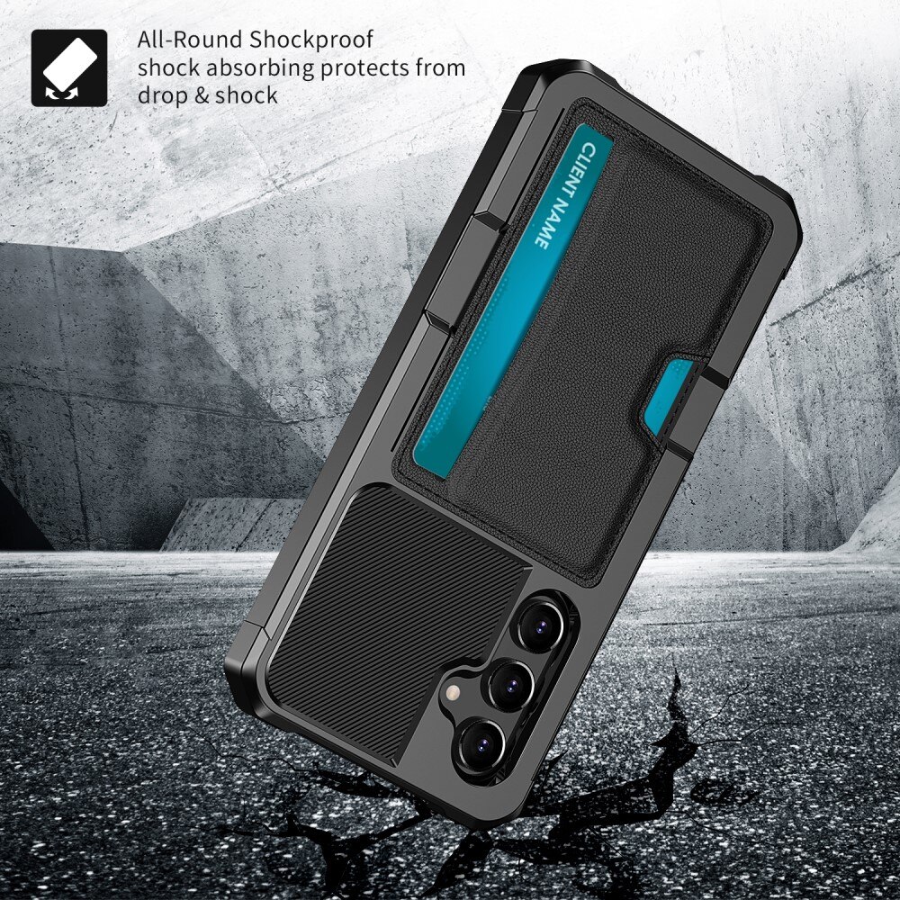 Funda Tough Card Case Samsung Galaxy S25 Plus negro