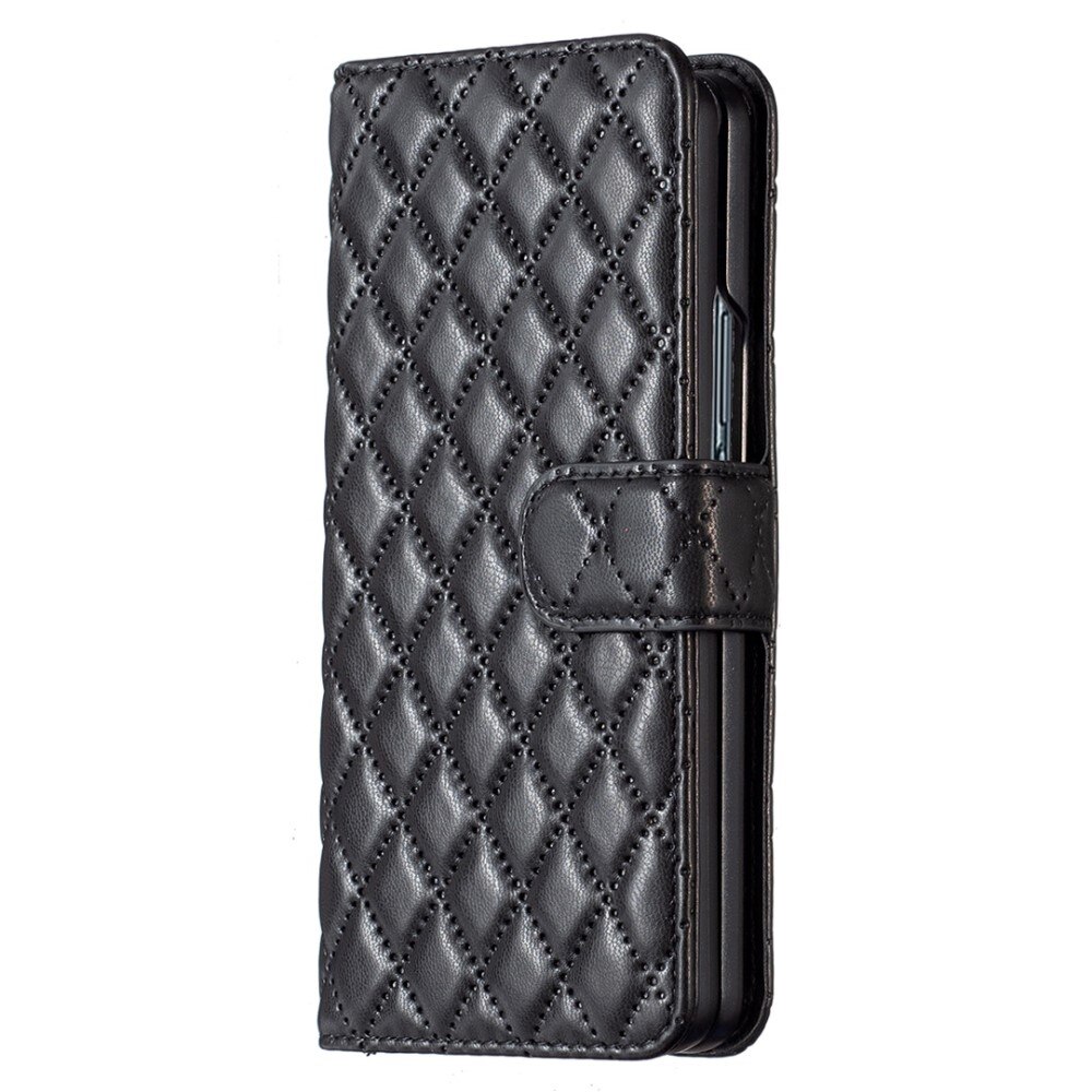 Funda acolchada con solapa Samsung Galaxy Z Fold 3 Negro