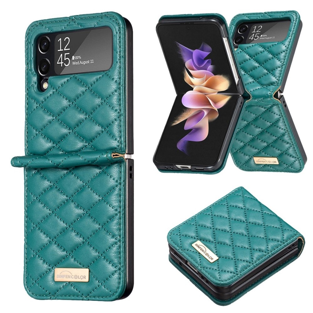 Funda acolchado Samsung Galaxy Z Flip 3 Verde