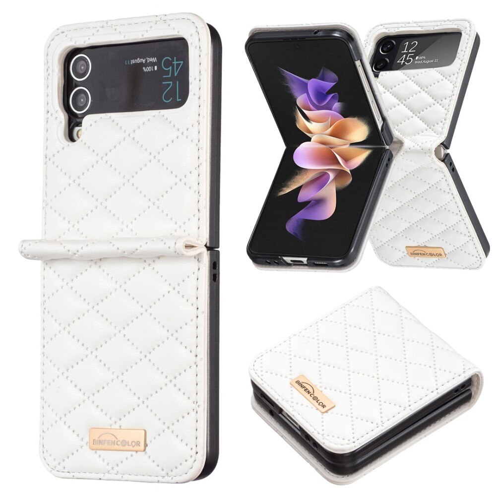 Funda acolchado Samsung Galaxy Z Flip 3 Blanco