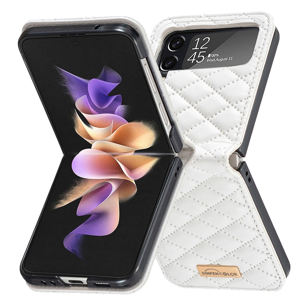 Funda acolchado Samsung Galaxy Z Flip 3 Blanco