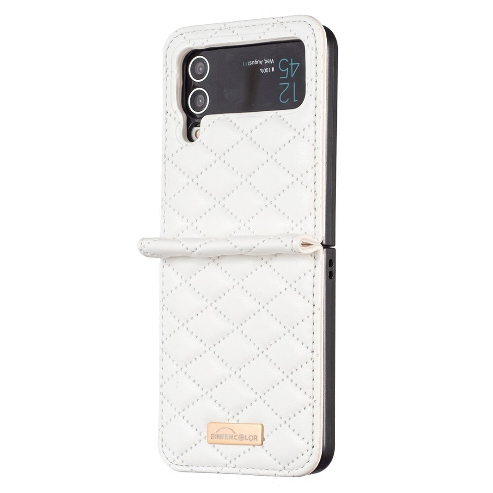 Funda acolchado Samsung Galaxy Z Flip 3 Blanco