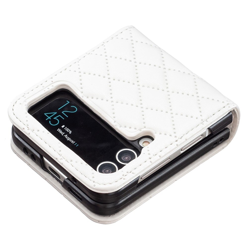 Funda acolchado Samsung Galaxy Z Flip 3 Blanco