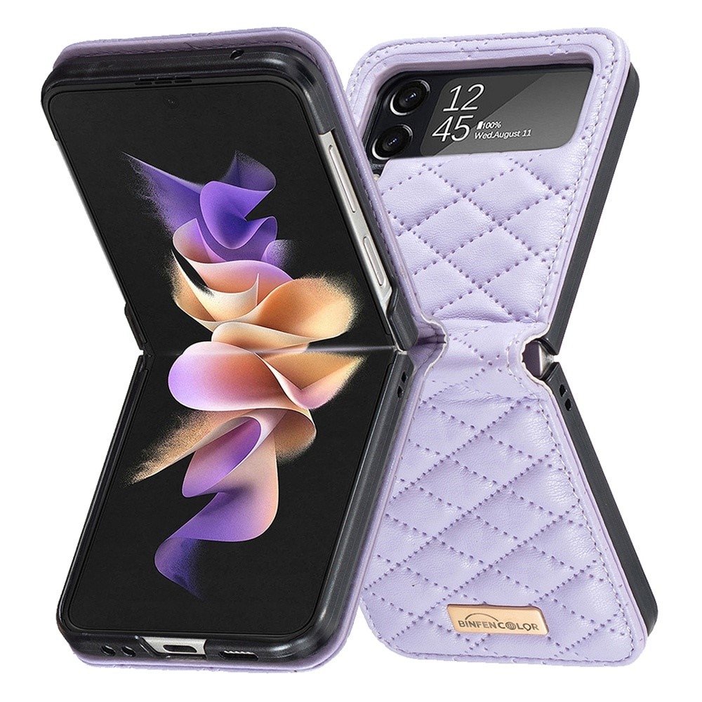 Funda acolchado Samsung Galaxy Z Flip 3 Violeta