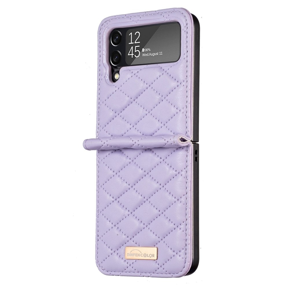 Funda acolchado Samsung Galaxy Z Flip 3 Violeta