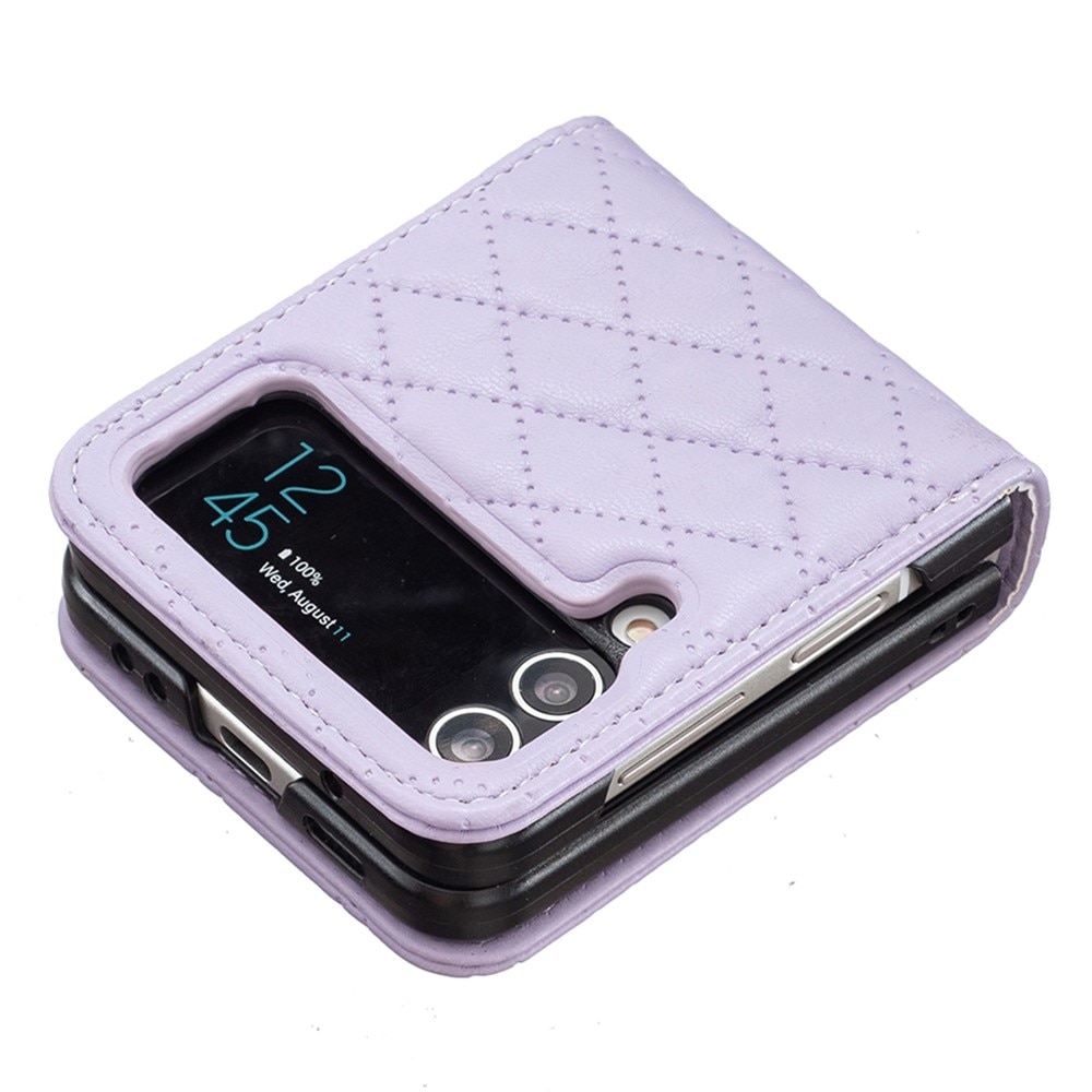 Funda acolchado Samsung Galaxy Z Flip 3 Violeta