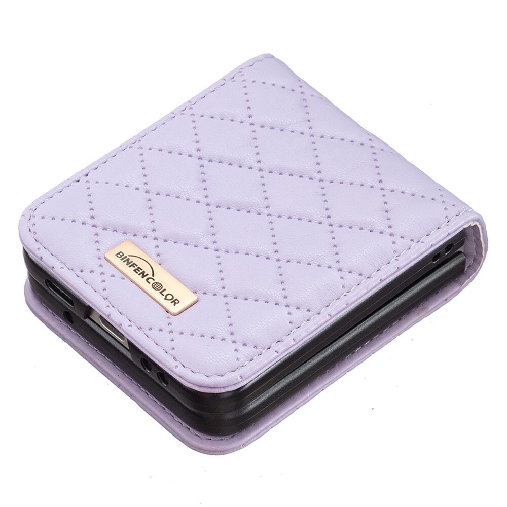 Funda acolchado Samsung Galaxy Z Flip 3 Violeta