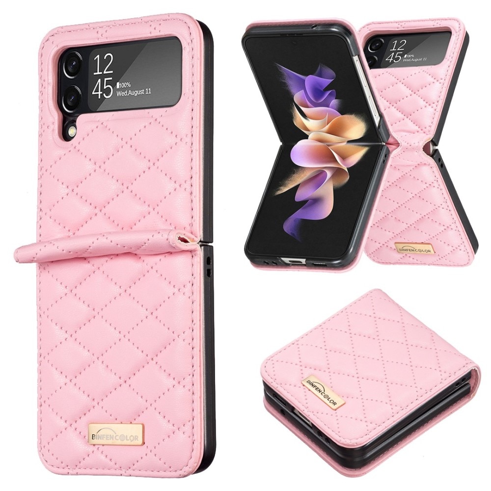 Funda acolchado Samsung Galaxy Z Flip 3 Rosado