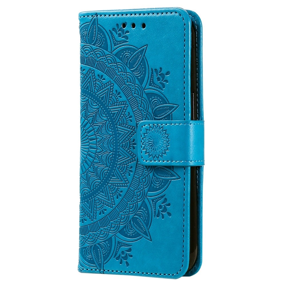 Funda de Cuero Mandala Xiaomi 12T/12T Pro Azul