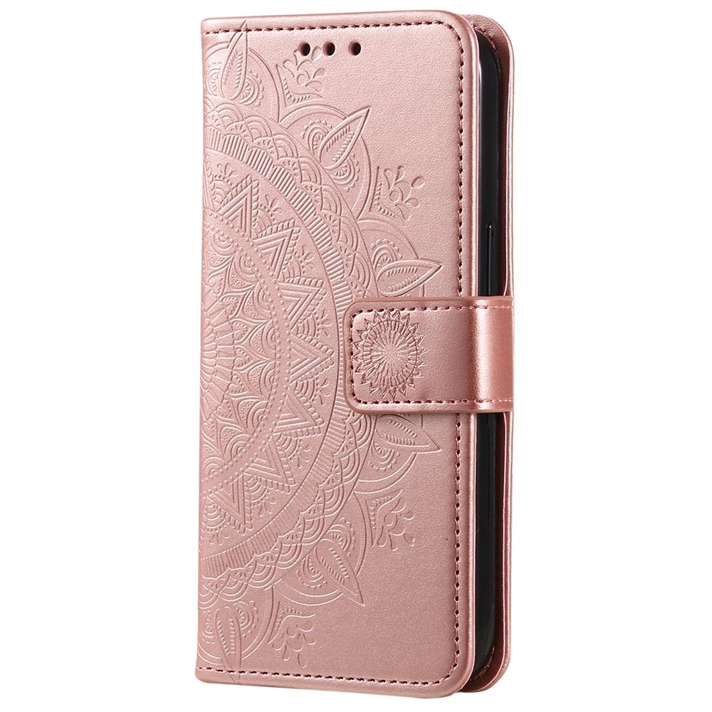 Funda de Cuero Mandala Xiaomi 12T/12T Pro Rosado