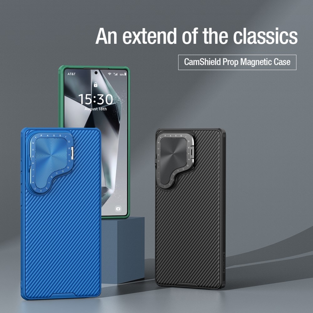 Funda MagSafe CamShield Prop Samsung Galaxy S25 Ultra, Azul