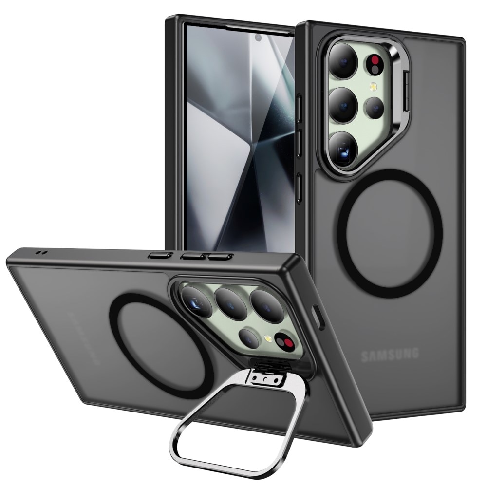 Funda híbrida Kickstand MagSafe Samsung Galaxy S25 Ultra negro