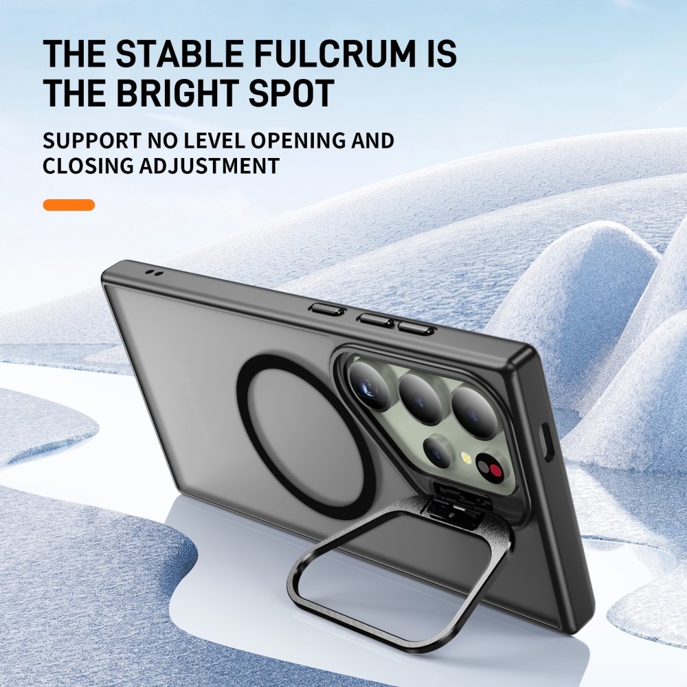Funda híbrida Kickstand MagSafe Samsung Galaxy S25 Ultra negro