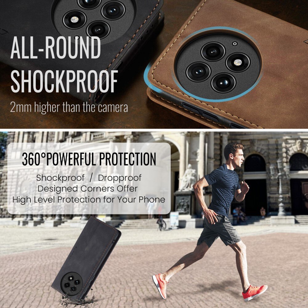 Funda delgada con solapa  OnePlus 13 Negro