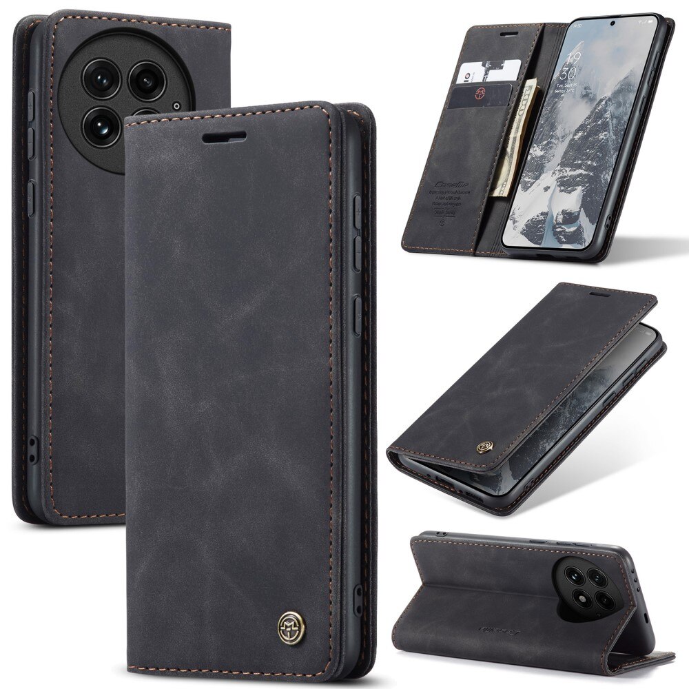 Funda delgada con solapa  OnePlus 13 Negro