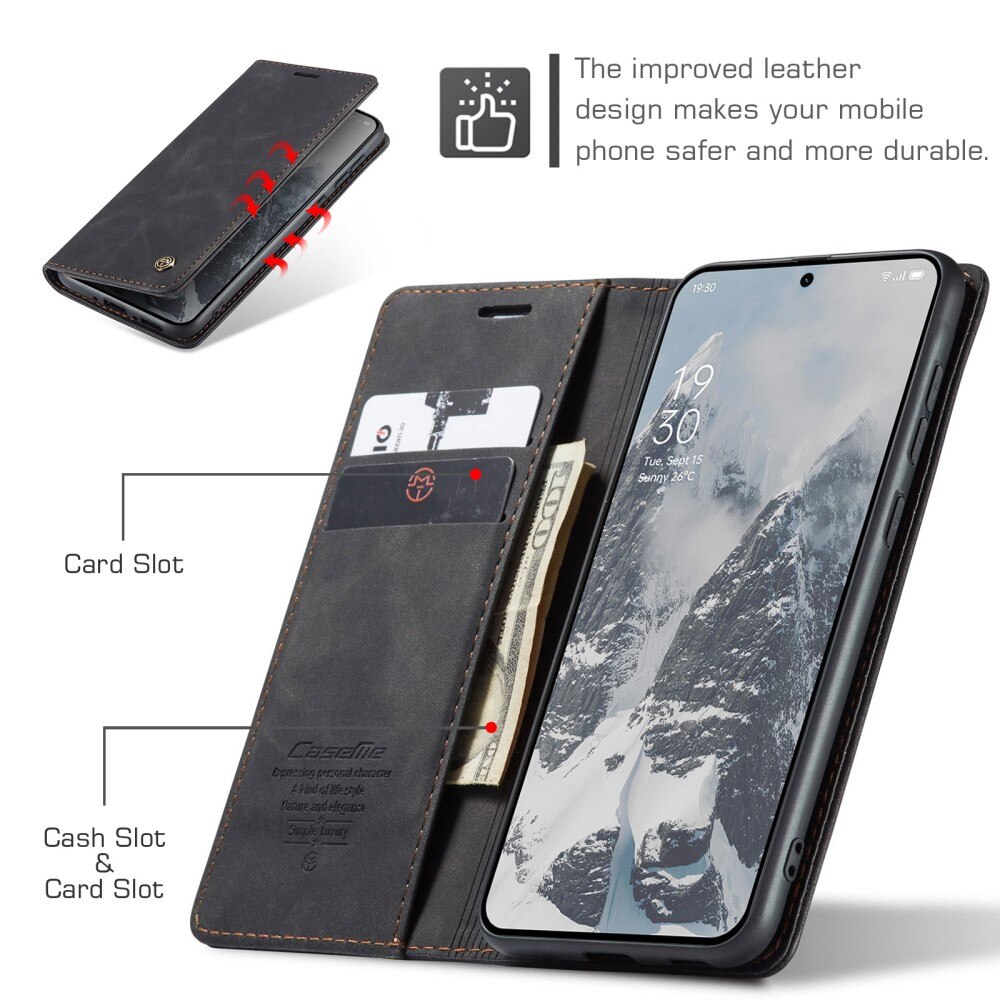 Funda delgada con solapa  OnePlus 13 Negro