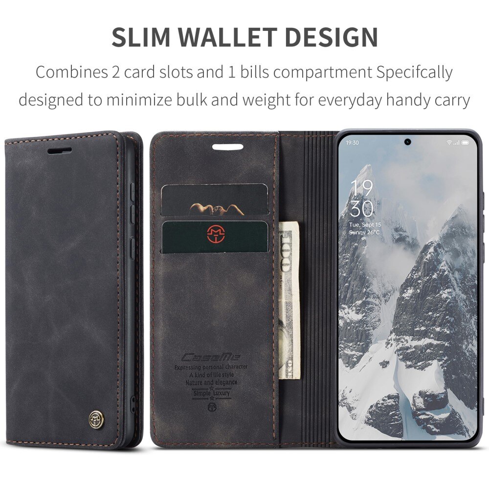 Funda delgada con solapa  OnePlus 13 Negro