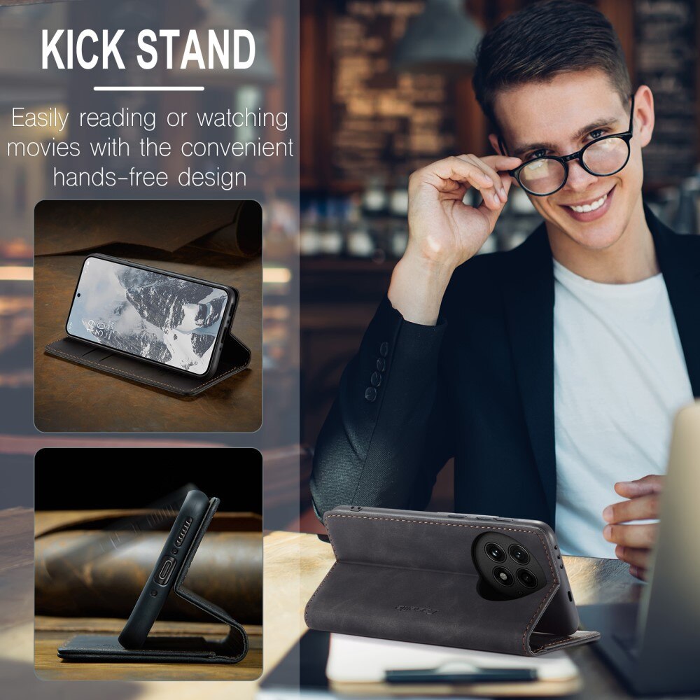 Funda delgada con solapa  OnePlus 13 Negro