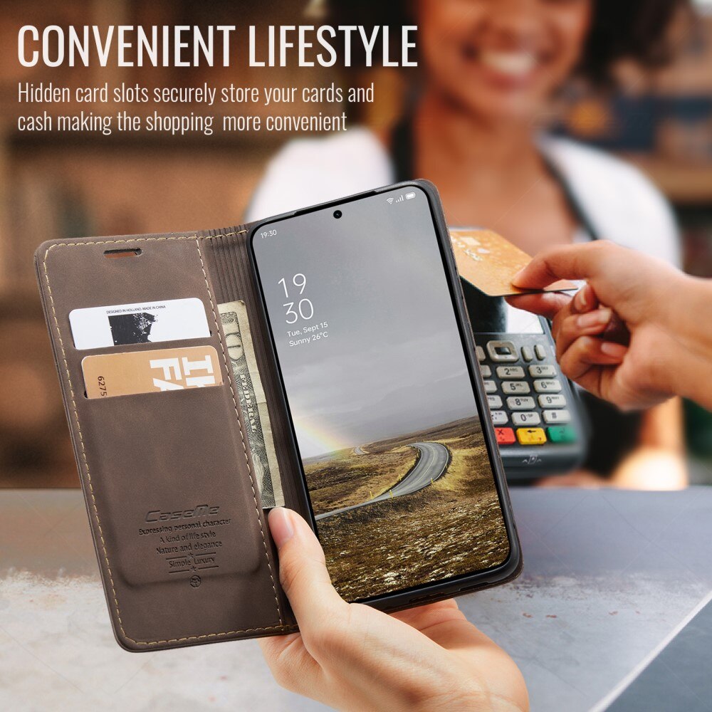 Funda delgada con solapa  OnePlus 13 Marrón