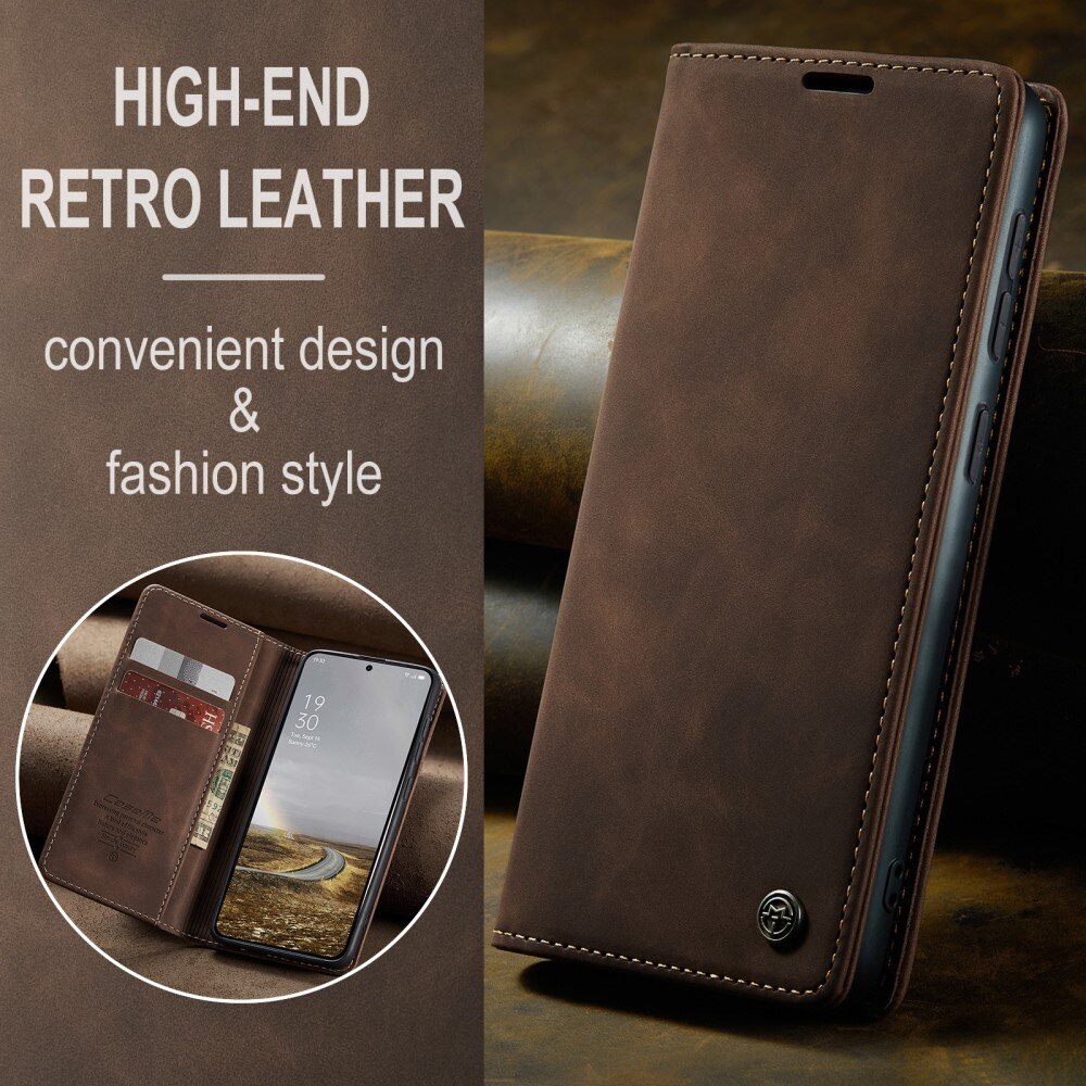 Funda delgada con solapa  OnePlus 13 Marrón