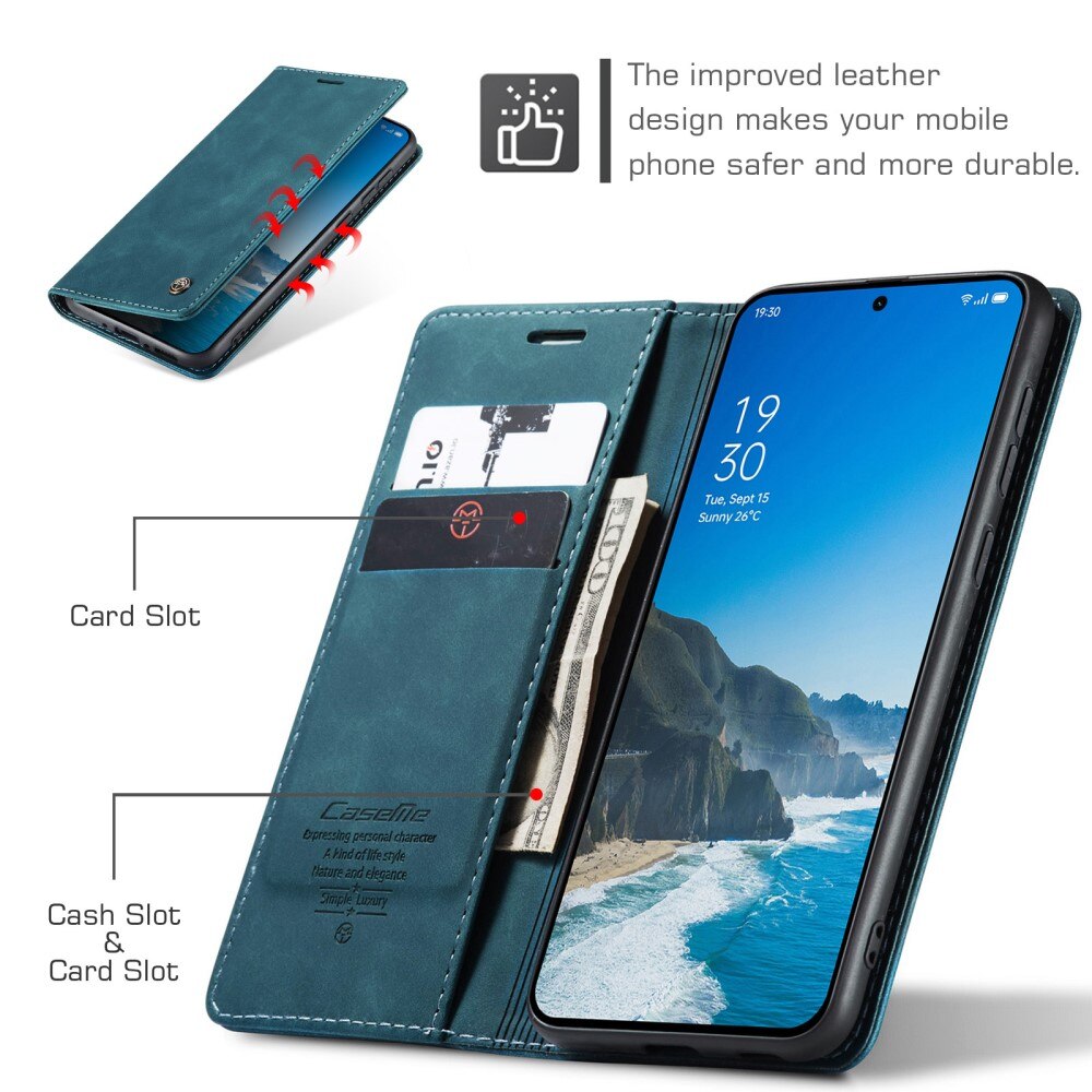 Funda delgada con solapa  OnePlus 13 Azul