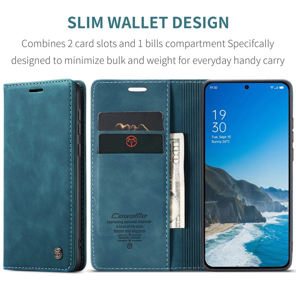 Funda delgada con solapa  OnePlus 13 Azul