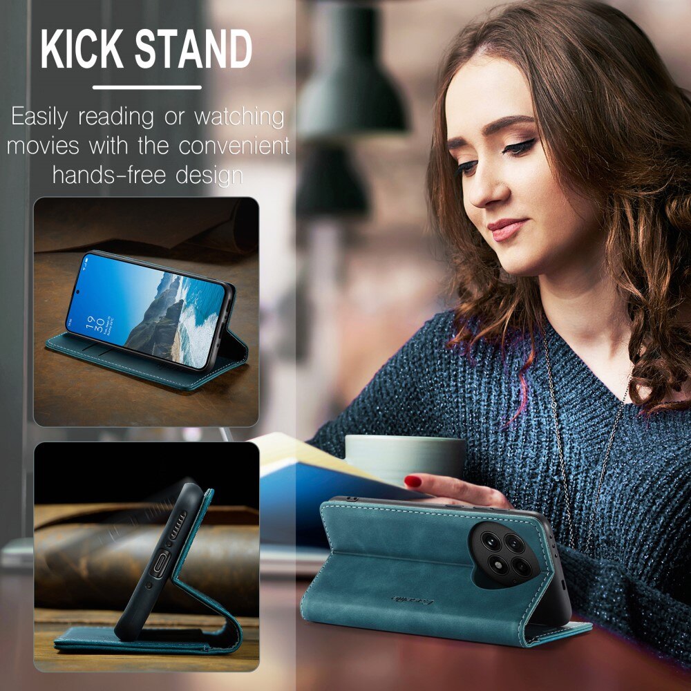 Funda delgada con solapa  OnePlus 13 Azul