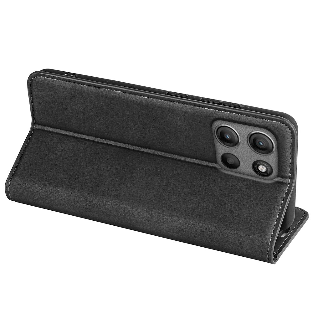 Funda delgada cartera Motorola Moto G15 Negro