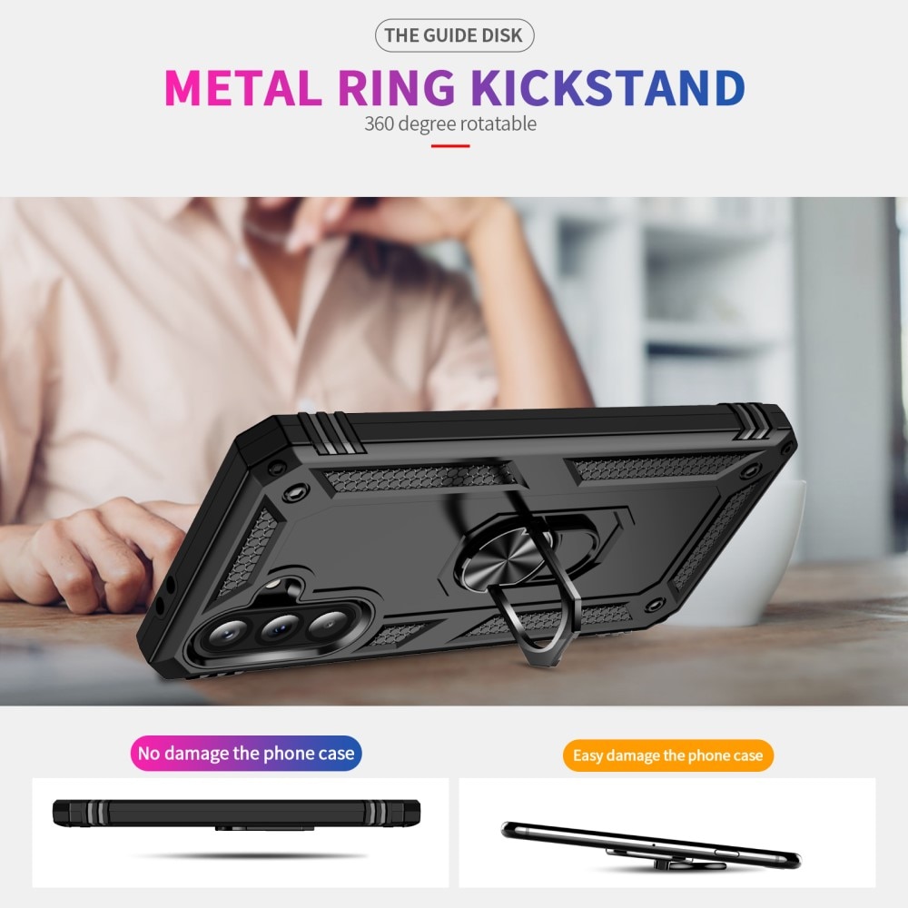 Funda híbrida Tech Ring Samsung Galaxy A56 negro