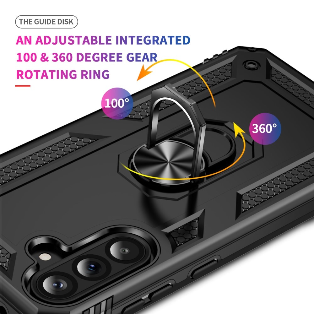 Funda híbrida Tech Ring Samsung Galaxy A56 negro