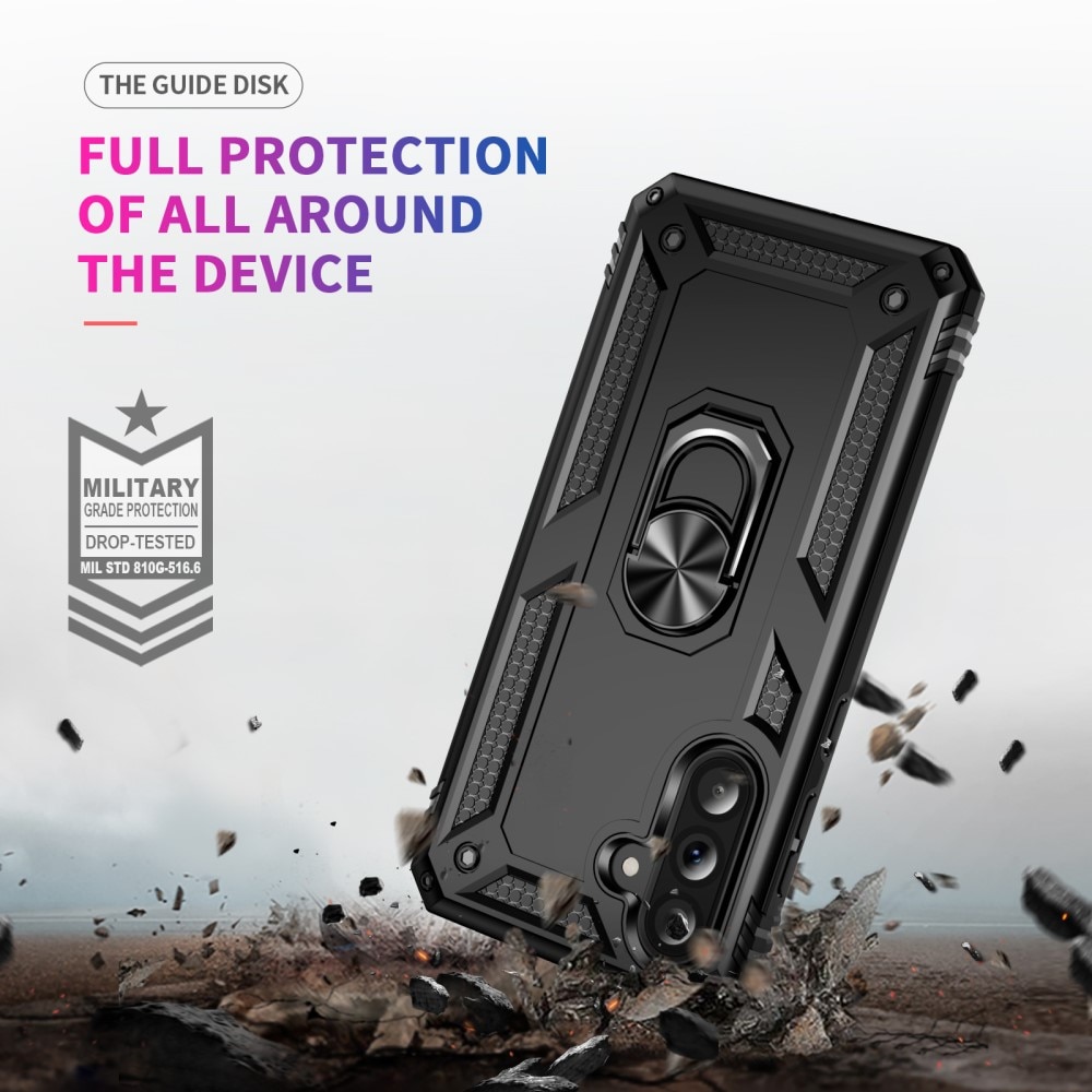 Funda híbrida Tech Ring Samsung Galaxy A56 negro