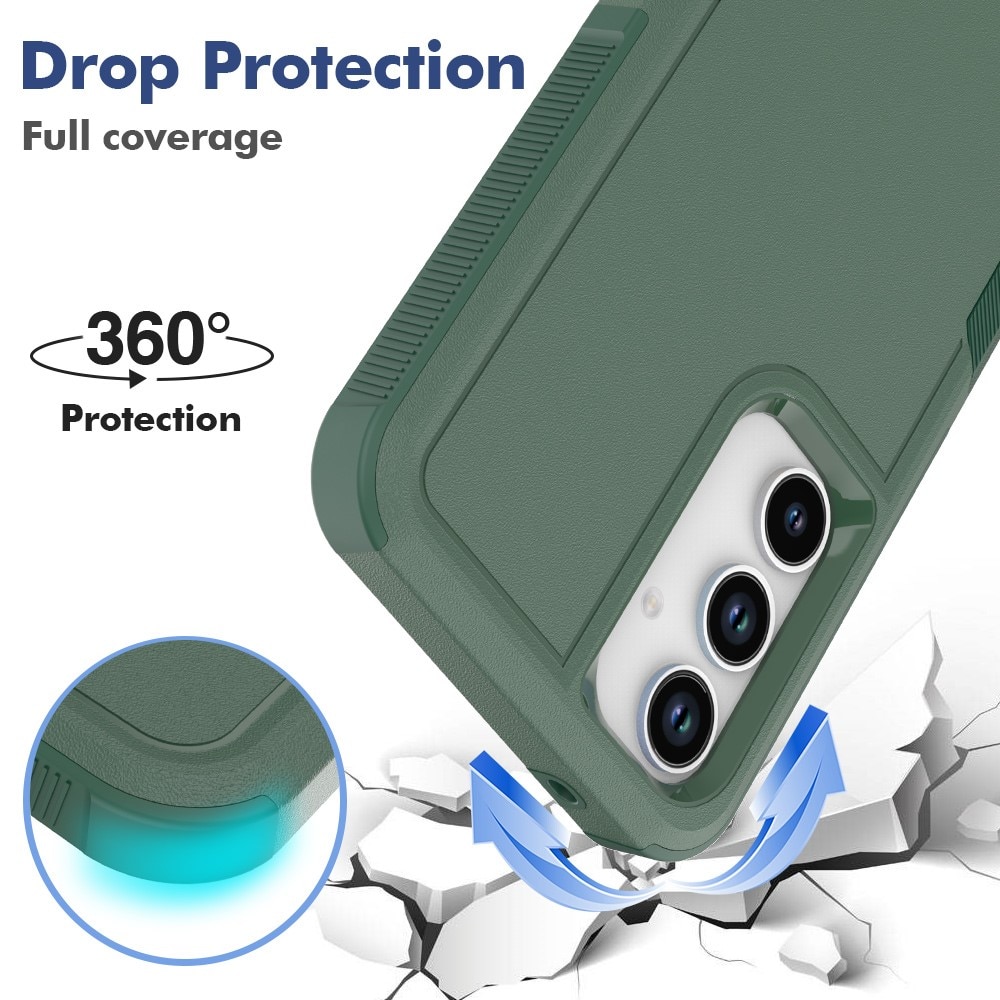 Funda híbrida Off-road Samsung Galaxy A56, Verde