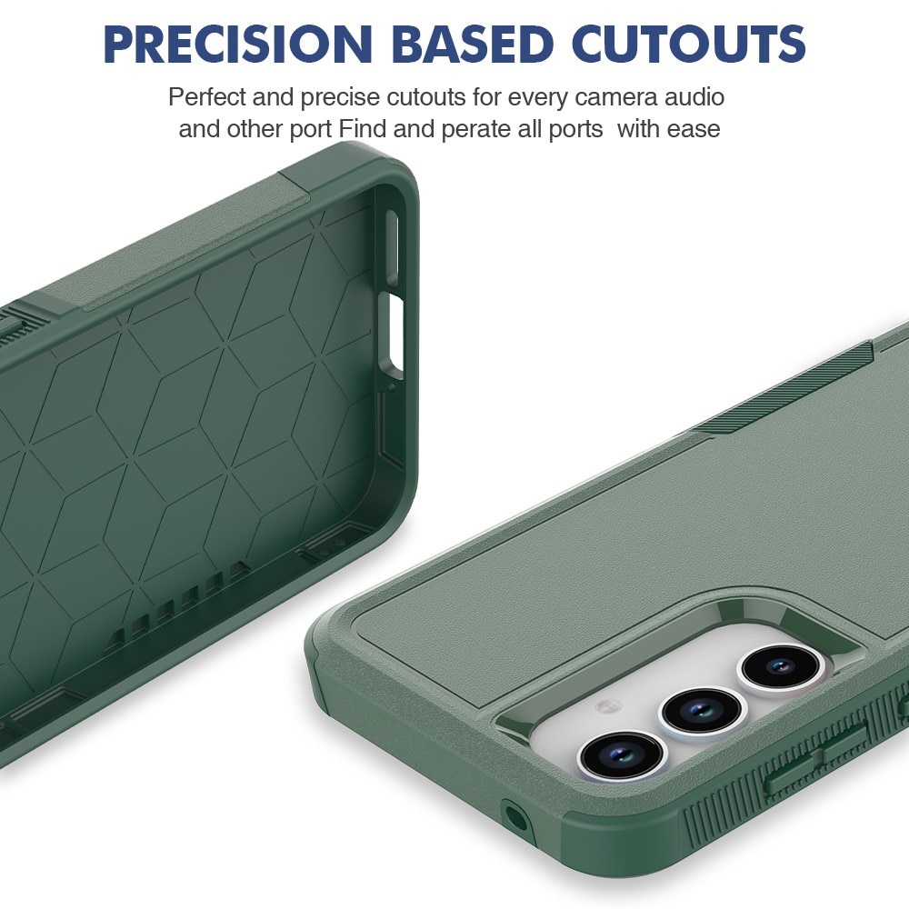 Funda híbrida Off-road Samsung Galaxy A56, Verde