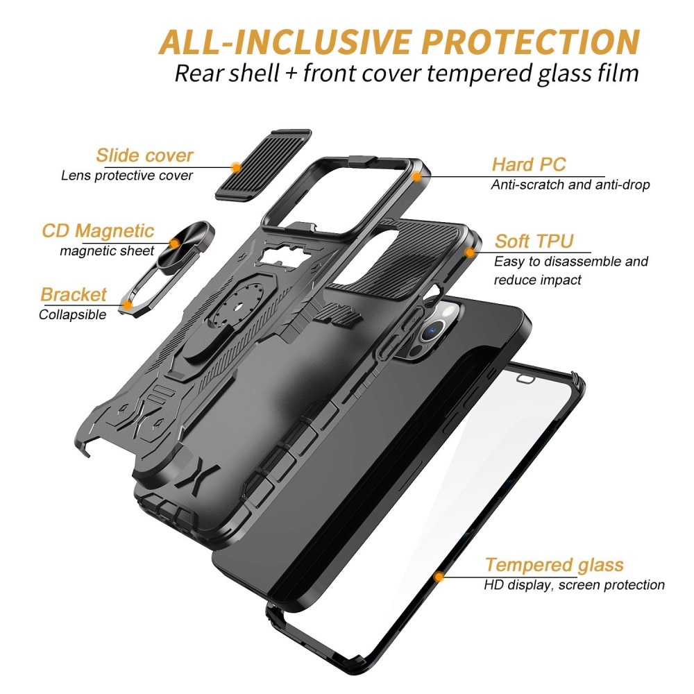 Funda Tactical Full Protection iPhone 14 Pro Black