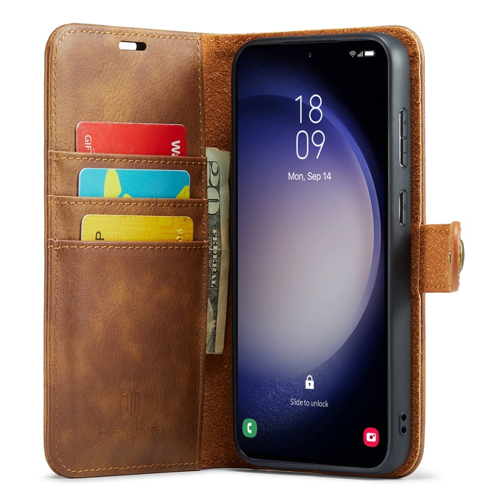 Cartera Magnet Wallet Samsung Galaxy A56 Cognac