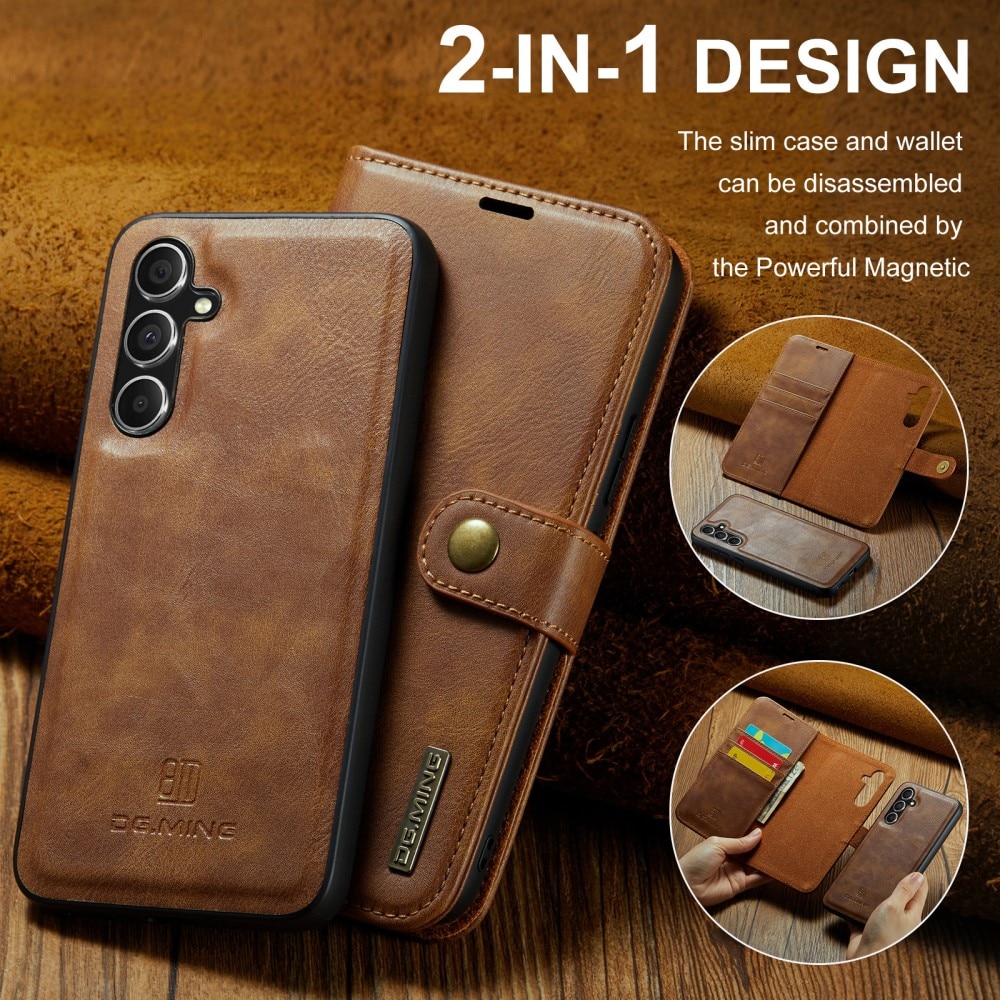 Cartera Magnet Wallet Samsung Galaxy A56 Cognac