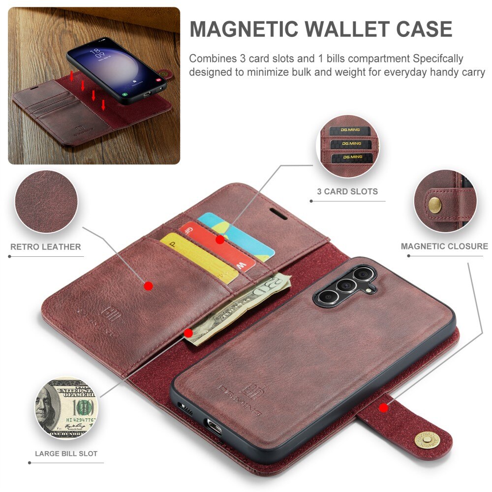 Cartera Magnet Wallet Samsung Galaxy A56 Red