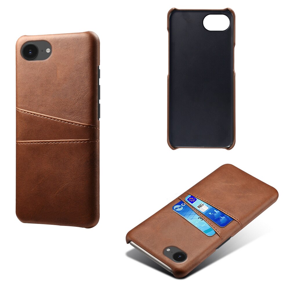 Funda Card Slots iPhone 16e Marrón