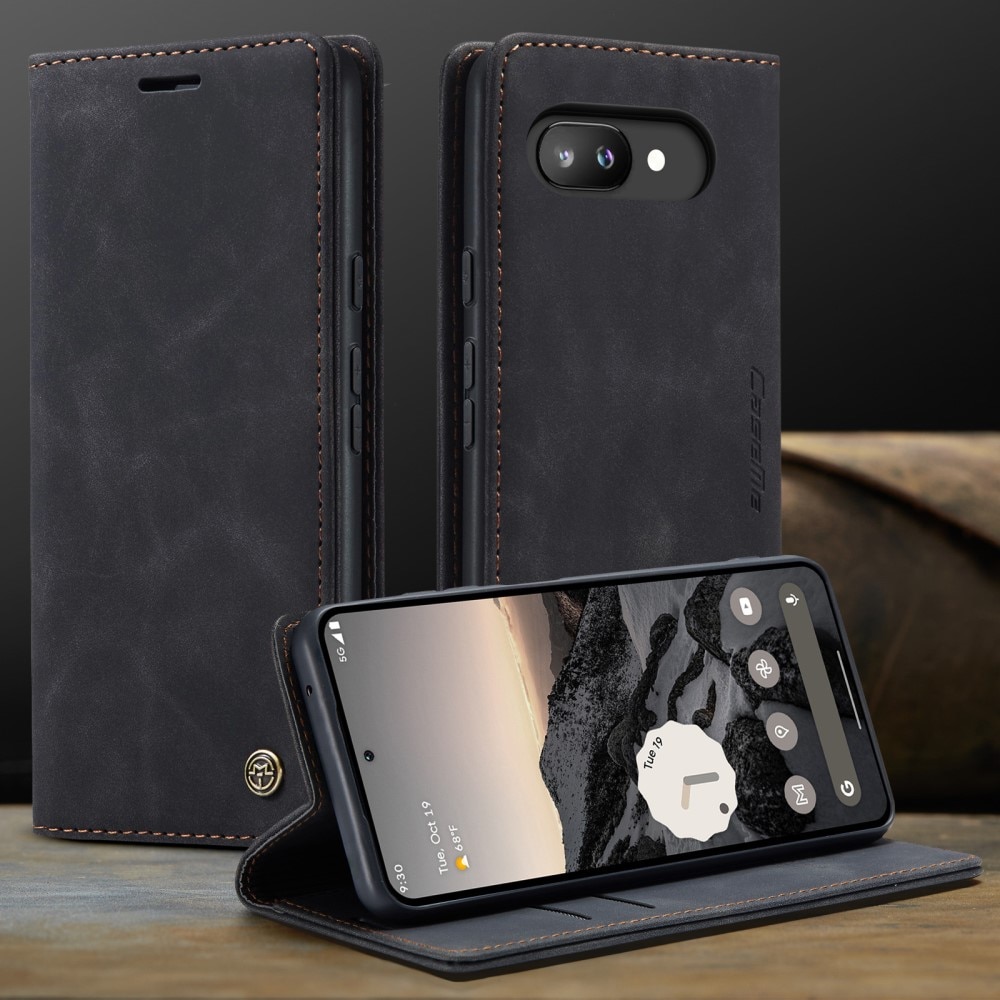 Funda delgada con solapa Google Pixel 9a Negro