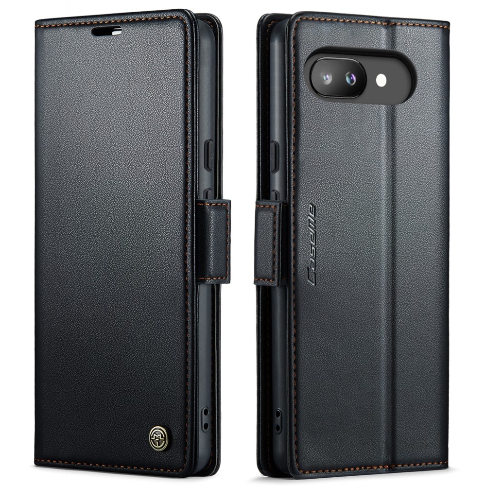 Funda delgada con solapa anti-RFID Google Pixel 9a Negro