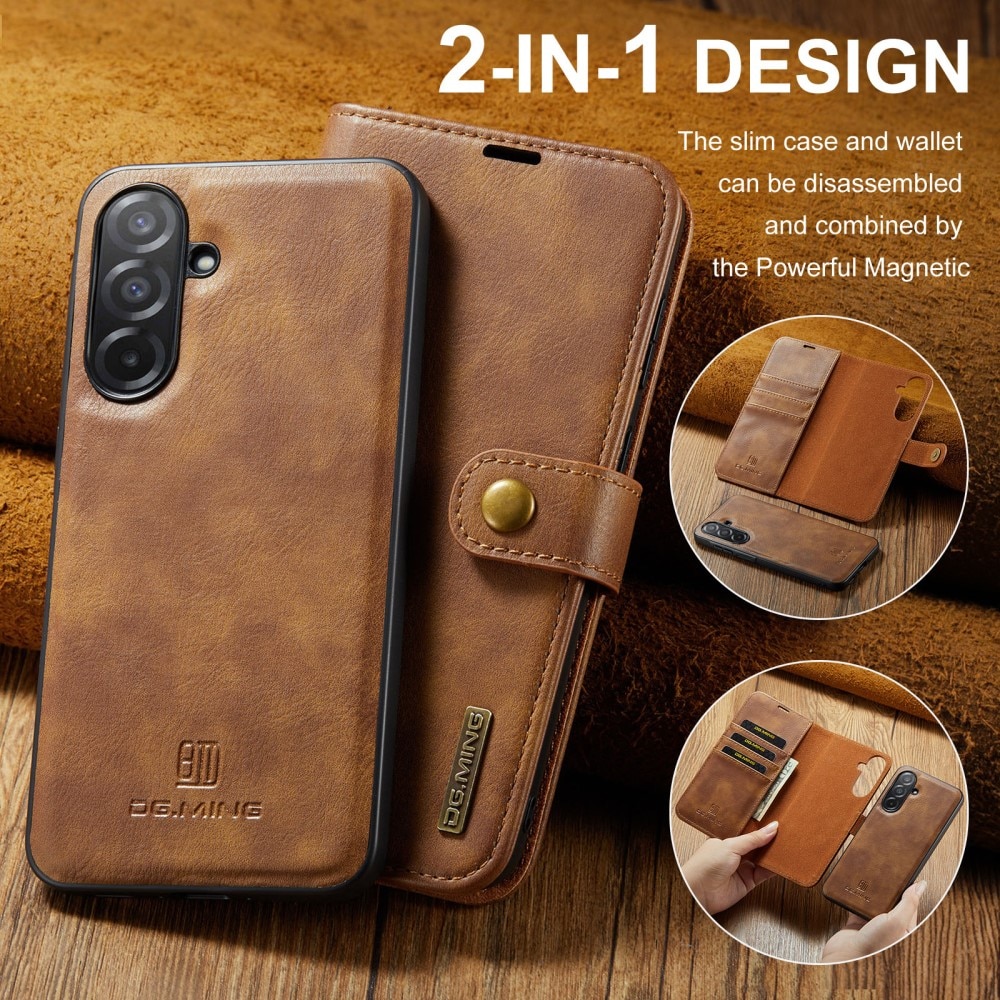 Cartera Magnet Wallet Samsung Galaxy A26 Cognac