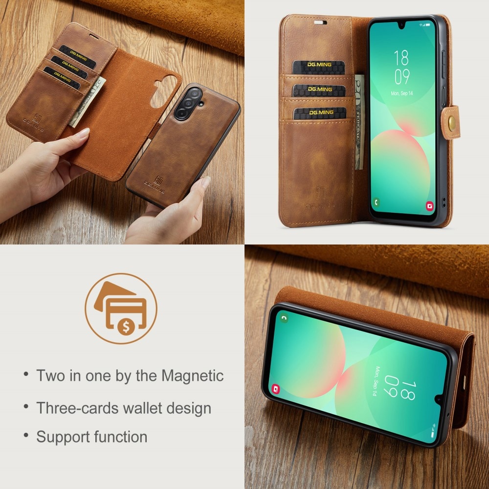 Cartera Magnet Wallet Samsung Galaxy A26 Cognac